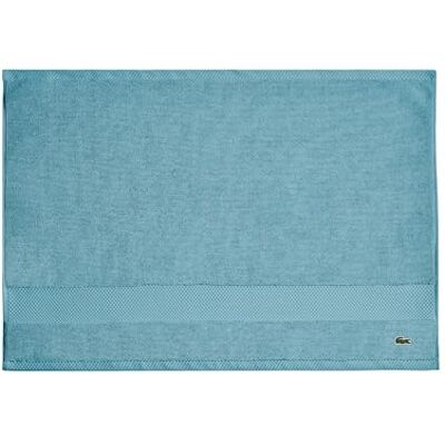 Lacoste Heritage Supima Tapis de bain en coton, bleu (celestial), 53 x 78 cm Lacoste Heritage Supima Tapis de bain en coton, bleu (celestial), 53 x 78 cm