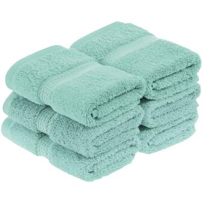 Superior Home City Ensemble de serviettes pour le visage 100% coton, écume de mer Superior Home City Ensemble de serviettes pour le visage 100% coton, écume de mer