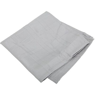 Emma Barclay Nappe à Carreaux Argenté 43,2 x 43,2 cm, Polyester, 17x17 (43x43cm) Emma Barclay Nappe à Carreaux Argenté 43,2 x 43,2 cm, Polyester, 17x17 (43x43cm)