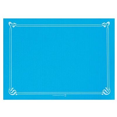 Garcia de Pou Sets de table en cellulose, bleu turquoise, 31 x 43 cm Garcia de Pou Sets de table en cellulose, bleu turquoise, 31 x 43 cm