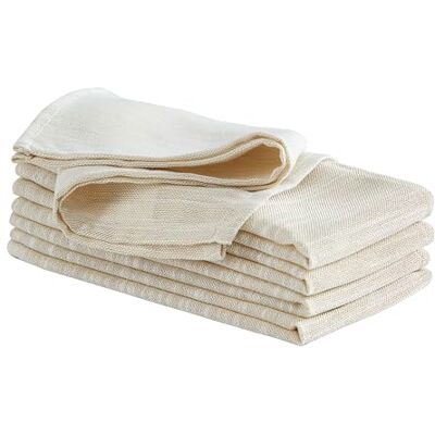 Laura Ashley Arabesque Lot de 6 serviettes de table luxueuses en tissu scintillant pour salle à manger formelle, vacances, mariage ou fête Doré Laura Ashley Arabesque Lot de 6 serviettes de table luxueuses en tissu scintillant pour salle à manger formelle, vacances, mariage ou fête Doré
