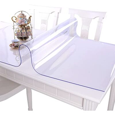 CIEEIN CIEHT Nappe en PVC Transparent Film de Protection pour Meubles étanche Facile à Nettoyer d'épaisseur 1mm Taille 50 * 120cm CIEEIN CIEHT Nappe en PVC Transparent Film de Protection pour Meubles étanche Facile à Nettoyer d'épaisseur 1mm Taille 50 * 120cm