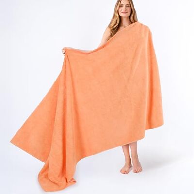 American Soft Linen Drap de bain surdimensionné 100% coton turc pour salle de bain, 101 x 203 cm, pour adultes, orange clair (Malibu Peach) American Soft Linen Drap de bain surdimensionné 100% coton turc pour salle de bain, 101 x 203 cm, pour adultes, orange clair (Malibu Peach)