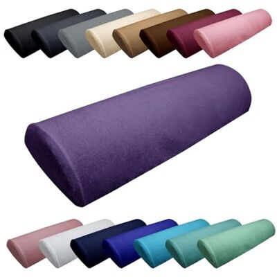 Vivezen Drap housse de protection en éponge pour coussin demi-rond 66 cm x 22 cm x 12 cm de table de massage Plusieurs coloris Vivezen Drap housse de protection en éponge pour coussin demi-rond 66 cm x 22 cm x 12 cm de table de massage Plusieurs coloris