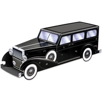Beistle 54466 Centre de table pour voiture Gangster 30,5 cm Beistle 54466 Centre de table pour voiture Gangster 30,5 cm