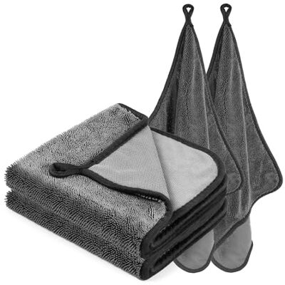 YIYIZI 2 Pcs Total Clean Chiffon Micro Fibre, Chiffon Miro 40 x 40cm, Extrêmement Absorbants, non Pelucheux, Shiny Bath Serviette Pour Maison, Cuisine, Voiture, Cabine De Douche YIYIZI 2 Pcs Total Clean Chiffon Micro Fibre, Chiffon Miro 40 x 40cm, Extrêmement Absorbants, non Pelucheux, Shiny Bath Serviette Pour Maison, Cuisine, Voiture, Cabine De Douche