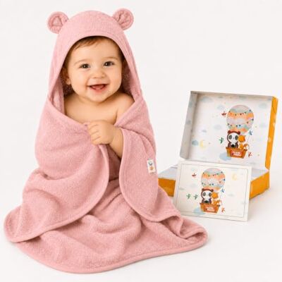 FUCHSUNDPANDA Serviette à capuche pour bébé extra épaisse, chaude et douce 75 x 75 cm Serviette bébé avec capuche (100 % bambou) Serviette bébé à capuche avec superbe emballage cadeau (pivoine) FUCHSUNDPANDA Serviette à capuche pour bébé extra épaisse, chaude et douce 75 x 75 cm Serviette bébé avec capuche (100 % bambou) Serviette bébé à capuche avec superbe emballage cadeau (pivoine)
