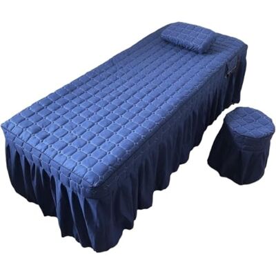 LXLAEOANG 1 housse de table de massage pour salon de beauté, spa doux pour la peau avec trou (couleur 4, jupe de lit de 178 x 485 cm uniquement) LXLAEOANG 1 housse de table de massage pour salon de beauté, spa doux pour la peau avec trou (couleur 4, jupe de lit de 178 x 485 cm uniquement)