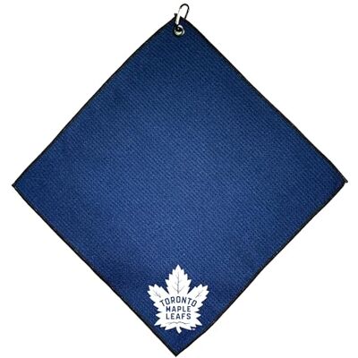 Team Golf NHL Toronto Maple Leafs Serviette de golf en microfibre 38,1 x 38,1 cm Team Golf NHL Toronto Maple Leafs Serviette de golf en microfibre 38,1 x 38,1 cm