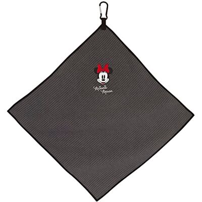 Team Effort Disney Minnie Mouse Serviette en microfibre Gris 38,1 x 38,1 cm Team Effort Disney Minnie Mouse Serviette en microfibre Gris 38,1 x 38,1 cm
