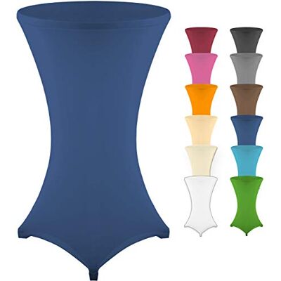 Gräfenstayn ® Diana Housse de table haute stretch avec label Öko-Tex Renfort au niveau des pieds Lavable en machine à 40 °C Disponible en plusieurs couleurs et tailles Diamètre : 60-65 cm - Gräfenstayn ® Diana Housse de table haute stretch avec label Öko-Tex Renfort au niveau des pieds Lavable en machine à 40 °C Disponible en plusieurs couleurs et tailles Diamètre : 60-65 cm -