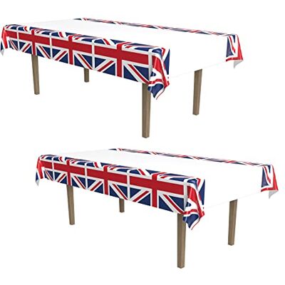 Beistle 54747 Housse de Table Rectangulaire Union Jack - Housse de Table Beistle 54747 Housse de Table Rectangulaire Union Jack - Housse de Table
