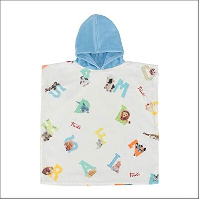 Gabel Peignoir poncho albâti coton hydrophile trudi Bleu clair Gabel Peignoir poncho albâti coton hydrophile trudi Bleu clair