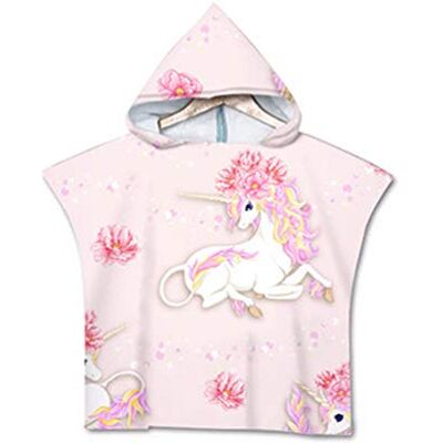 Treer Enfants Serviette de Plage Poncho À Capuchon, 3D Dessin Animé Microfibre Séchage Rapide Sports Bain Robes Peignoir Plage Serviettes de Natation pour Garçon,Fille (60 * 60cm,Licorne Rose bébé) Treer Enfants Serviette de Plage Poncho À Capuchon, 3D Dessin Animé Microfibre Séchage Rapide Sports Bain Robes Peignoir Plage Serviettes de Natation pour Garçon,Fille (60 * 60cm,Licorne Rose bébé)