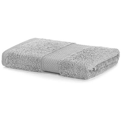 DecoKing Serviette 50 x 100 cm en acier, coton, viscose, absorbante, antibactérienne, bambou, argent, gris, acier argenté DecoKing Serviette 50 x 100 cm en acier, coton, viscose, absorbante, antibactérienne, bambou, argent, gris, acier argenté