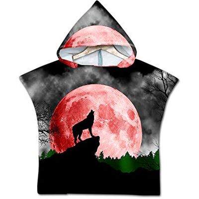 Treer Enfants Serviette de Plage Poncho À Capuchon, 3D Dessin Animé Microfibre Séchage Rapide Sports Bain Robes Peignoir Plage Serviettes de Natation pour Garçon,fille (60 * 60cm,Lune rouge) Treer Enfants Serviette de Plage Poncho À Capuchon, 3D Dessin Animé Microfibre Séchage Rapide Sports Bain Robes Peignoir Plage Serviettes de Natation pour Garçon,fille (60 * 60cm,Lune rouge)