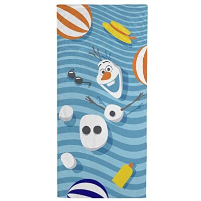 Jay Franco Disney Frozen Crazy for Summer Serviette de plage 100 % coton 71 x 147 cm Jay Franco Disney Frozen Crazy for Summer Serviette de plage 100 % coton 71 x 147 cm