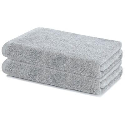 Lavea ® Lot de 2 Draps de Douche 60x120 cm Argent 100% Coton – Serviettes, Draps de Douche & Sets de Serviettes Doux et Très Absorbants, Certifiés OEKO-TEX® Lavea ® Lot de 2 Draps de Douche 60x120 cm Argent 100% Coton – Serviettes, Draps de Douche & Sets de Serviettes Doux et Très Absorbants, Certifiés OEKO-TEX®