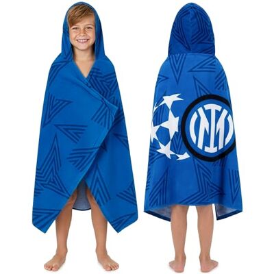 Get Trend Inter Milan Serviette de Bain avec Capot pour Enfant et Ado, Coton Douce et Absorbant Poncho, Serviette de Plage Piscine et Natation, Voyage Accessoires Idee Cadeau (Marine Inter Milan) Get Trend Inter Milan Serviette de Bain avec Capot pour Enfant et Ado, Coton Douce et Absorbant Poncho, Serviette de Plage Piscine et Natation, Voyage Accessoires Idee Cadeau (Marine Inter Milan)