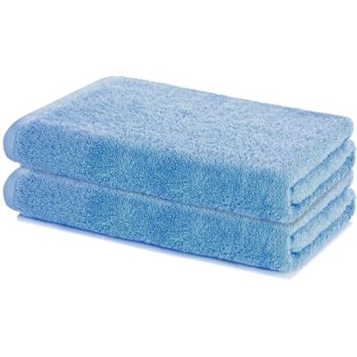 Lavea ® Lot de 2 Draps de Douche 60x120 cm Bleu Dauphin 100% Coton – Serviettes, Draps de Douche & Sets de Serviettes Doux et Très Absorbants, Certifiés OEKO-TEX® Lavea ® Lot de 2 Draps de Douche 60x120 cm Bleu Dauphin 100% Coton – Serviettes, Draps de Douche & Sets de Serviettes Doux et Très Absorbants, Certifiés OEKO-TEX®