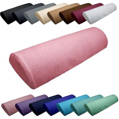 Vivezen Drap housse de protection en éponge pour coussin demi-rond 66 cm x 22 cm x 12 cm de table de massage Plusieurs coloris Vivezen Drap housse de protection en éponge pour coussin demi-rond 66 cm x 22 cm x 12 cm de table de massage Plusieurs coloris