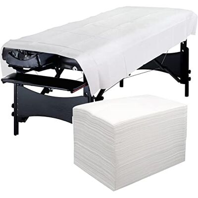 eqivei Lot de 100 drap jetable table massage, 100 x 200 cm Drap Non Tissé, Drap Jetable Pour Massage Spa Beauté, Drap de Lit Jetable Anti Salissure (100) (50) eqivei Lot de 100 drap jetable table massage, 100 x 200 cm Drap Non Tissé, Drap Jetable Pour Massage Spa Beauté, Drap de Lit Jetable Anti Salissure (100) (50)