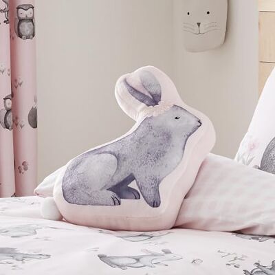 Catherine Lansfield Woodland Friends Coussin Rose 40 x 60 cm Catherine Lansfield Woodland Friends Coussin Rose 40 x 60 cm