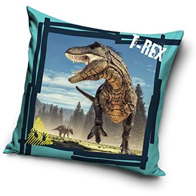 Une T-Rex TREX 203002 Housse de coussin Motif dinosaures 40 x 40 cm Une T-Rex TREX 203002 Housse de coussin Motif dinosaures 40 x 40 cm