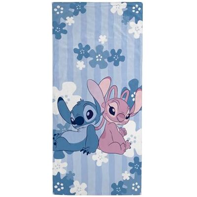 Jay Franco Disney Lilo et Stitch Serviette de plage 100 % coton pour enfants – 71 x 147 cm super douce, pour piscine et voyage, produit sous licence officielle, bleu Jay Franco Disney Lilo et Stitch Serviette de plage 100 % coton pour enfants – 71 x 147 cm super douce, pour piscine et voyage, produit sous licence officielle, bleu
