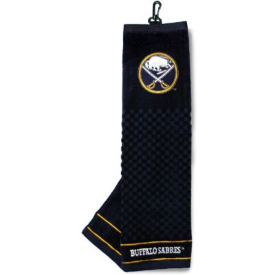 Team Golf NHL Buffalo Sabres Serviette de golf brodée, design de brosse à carreaux, logo brodé Team Golf NHL Buffalo Sabres Serviette de golf brodée, design de brosse à carreaux, logo brodé