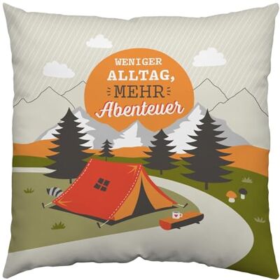 GRUSS & CO 48422 Coussin décoratif, en coton, 30 x 30 cm, réversible, pour cadeau, anniversaire, décoration GRUSS & CO 48422 Coussin décoratif, en coton, 30 x 30 cm, réversible, pour cadeau, anniversaire, décoration
