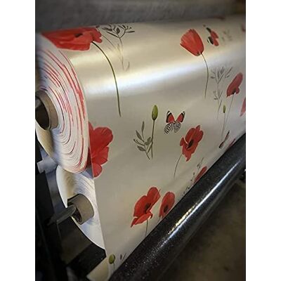 KGS Nappe Bulgomme Imprimée Coquelicot Au mêtre (140 x 140) KGS Nappe Bulgomme Imprimée Coquelicot Au mêtre (140 x 140)