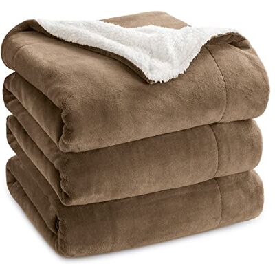 Bedsure Plaid Polaire 220x240 Couverture Couvre Lit 2 Personnes Beige, Jete de Canape Grande Taille, Plaid Canapé Sherpa Doux et Chaude Bedsure Plaid Polaire 220x240 Couverture Couvre Lit 2 Personnes Beige, Jete de Canape Grande Taille, Plaid Canapé Sherpa Doux et Chaude
