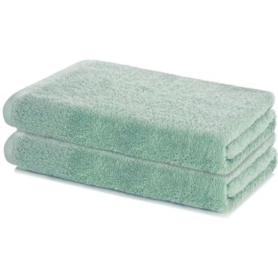 Lavea ® Lot de 2 Draps de Douche 60x120 cm Vert Eucalyptus 100% Coton – Serviettes, Draps de Douche & Sets de Serviettes Doux et Très Absorbants, Certifiés OEKO-TEX® Lavea ® Lot de 2 Draps de Douche 60x120 cm Vert Eucalyptus 100% Coton – Serviettes, Draps de Douche & Sets de Serviettes Doux et Très Absorbants, Certifiés OEKO-TEX®