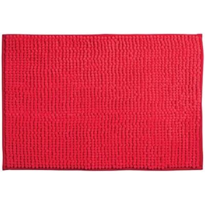 MSV Tapis de bain Chenille 60 x 90 cm rouge MSV Tapis de bain Chenille 60 x 90 cm rouge