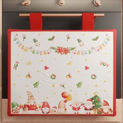 PETTI Artigiani Italiani Couvre-four de Noël, couvre-four pour cuisine de Noël, couvre-four 40 x 50 cm, couvre-four Gnomo, 100% Made in Itay PETTI Artigiani Italiani Couvre-four de Noël, couvre-four pour cuisine de Noël, couvre-four 40 x 50 cm, couvre-four Gnomo, 100% Made in Itay