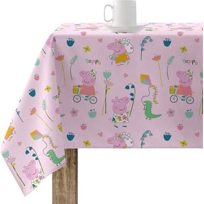BL BELUM BELUM Nappe Peppa Pig 100 x 140 cm Nappe en résine (Tacte plastifié) Anti-taches Modèle Peppa Pig Free Time 1 BL BELUM BELUM Nappe Peppa Pig 100 x 140 cm Nappe en résine (Tacte plastifié) Anti-taches Modèle Peppa Pig Free Time 1