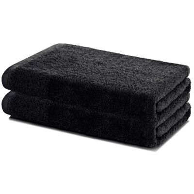 Lavea ® Lot de 2 Draps de Douche 60x120 cm Noir 100% Coton – Serviettes, Draps de Douche & Sets de Serviettes Doux et Très Absorbants, Certifiés OEKO-TEX® Lavea ® Lot de 2 Draps de Douche 60x120 cm Noir 100% Coton – Serviettes, Draps de Douche & Sets de Serviettes Doux et Très Absorbants, Certifiés OEKO-TEX®