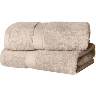 Superior Home City Ensemble de serviettes 100% coton Motif pierre Superior Home City Ensemble de serviettes 100% coton Motif pierre