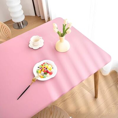 GAOCUNBING Coussin de protection de table, housse de table à manger en cuir élastique, nappe en cuir synthétique pour table carrée, nappe imperméable, résistante à l'huile, résistante à la chaleur, GAOCUNBING Coussin de protection de table, housse de table à manger en cuir élastique, nappe en cuir synthétique pour table carrée, nappe imperméable, résistante à l'huile, résistante à la chaleur,