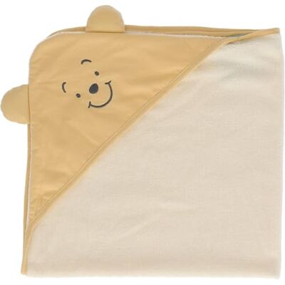 Disney Cape de Bain Winnie 70x70 cm 80% Coton 20% Polyester- 180 GSM Jaune Disney Cape de Bain Winnie 70x70 cm 80% Coton 20% Polyester- 180 GSM Jaune