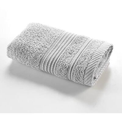 Serviette en coton Invite de Douceur d'Intérieur - 30x50cm Gris Serviette en coton Invite de Douceur d'Intérieur - 30x50cm Gris
