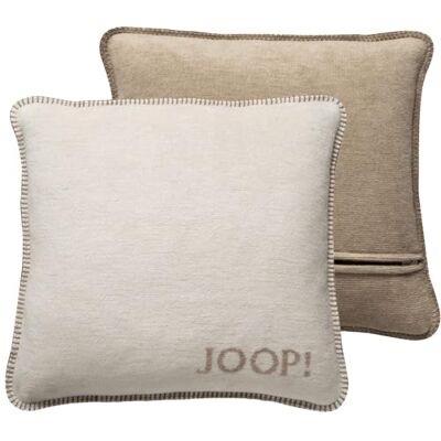 Joop! Joop 754660 Housse de coussin unie en coton et polyacrylique 50 x 50 cm Joop! Joop 754660 Housse de coussin unie en coton et polyacrylique 50 x 50 cm