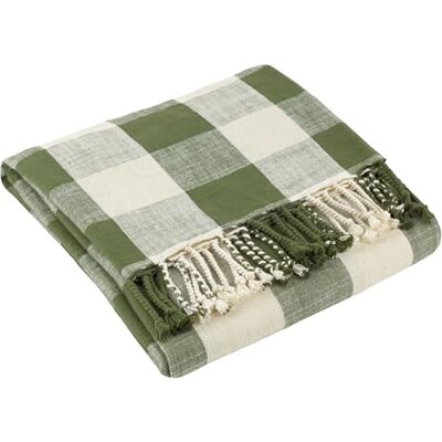 Plaid en Coton Moss Chesil - 130cm x 170cm Plaid en Coton Moss Chesil - 130cm x 170cm
