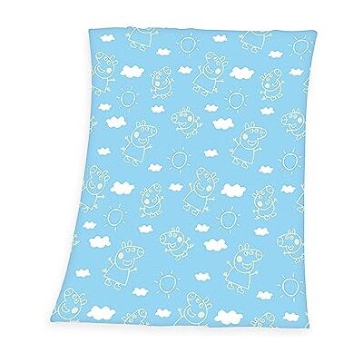 Herding Peppa Pig Couverture polaire phosphorescente 100% polyester 130 x 170 cm Herding Peppa Pig Couverture polaire phosphorescente 100% polyester 130 x 170 cm