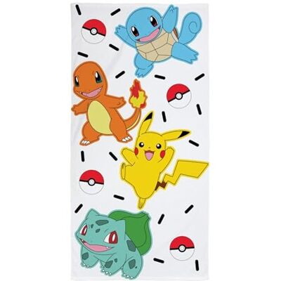 Halantex Pokemon Pikachu POK-1049 Fandom Glumanda Serviette de plage 100 % coton Dimensions : 70 x 140 cm Halantex Pokemon Pikachu POK-1049 Fandom Glumanda Serviette de plage 100 % coton Dimensions : 70 x 140 cm