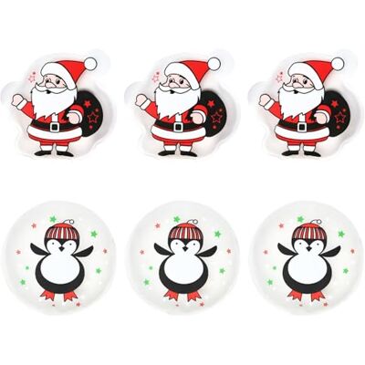 com-four ® chauffe-poche réutilisable, chauffe-mains de Noël pour enfants coussin chauffant pour les jours froids et en déplacement com-four ® chauffe-poche réutilisable, chauffe-mains de Noël pour enfants coussin chauffant pour les jours froids et en déplacement