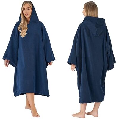 Brentfords Serviette poncho changez de robe, serviette de surf avec capuche, cape de surf en microfibre, cape de surf, serviette de bain à séchage rapide Bleu marine Manteau de plag Brentfords Serviette poncho changez de robe, serviette de surf avec capuche, cape de surf en microfibre, cape de surf, serviette de bain à séchage rapide Bleu marine Manteau de plag