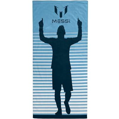 Jay Franco Kids Messi Football Serviette de plage 100 % coton 71 x 147 cm Super douce Pour piscine et voyage Produit sous licence officielle Bleu Jay Franco Kids Messi Football Serviette de plage 100 % coton 71 x 147 cm Super douce Pour piscine et voyage Produit sous licence officielle Bleu