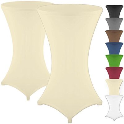 Gräfenstayn ® Diana Lot de 2 Housses pour Mange-debou Table Haute de Bistro Multiples Couleurs et Tailles pour Un diamètre de Table de Ø 60 cm • Ø 70 cm • Ø 80 cm (Crème, Ø 60) Gräfenstayn ® Diana Lot de 2 Housses pour Mange-debou Table Haute de Bistro Multiples Couleurs et Tailles pour Un diamètre de Table de Ø 60 cm • Ø 70 cm • Ø 80 cm (Crème, Ø 60)
